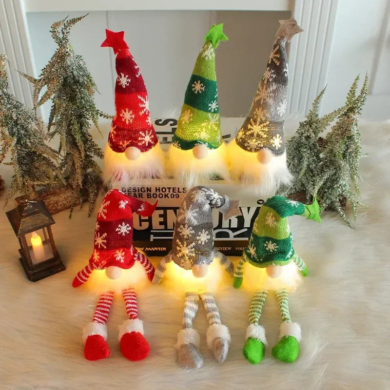 Christmas Gnome Ornaments LED