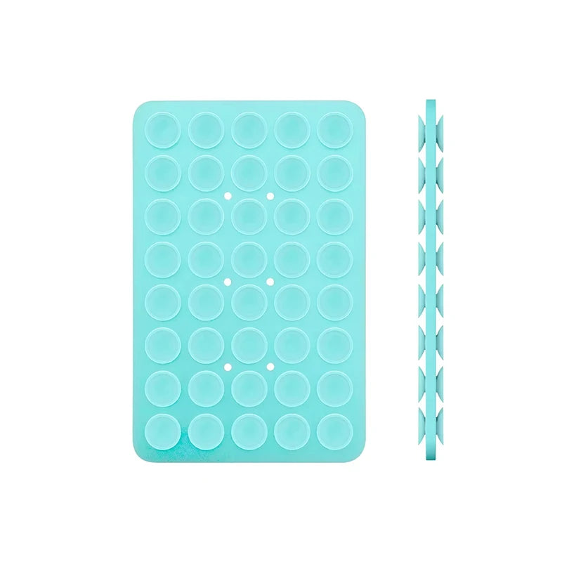 Single Double Side Silicone Suction Pad For Mobile Phone Fixture Suction Cup Backed Multifunctional Adhesive Silicone Rubber Suc