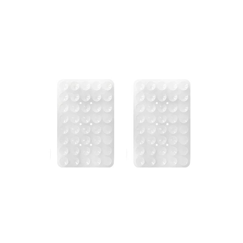 Single Double Side Silicone Suction Pad For Mobile Phone Fixture Suction Cup Backed Multifunctional Adhesive Silicone Rubber Suc